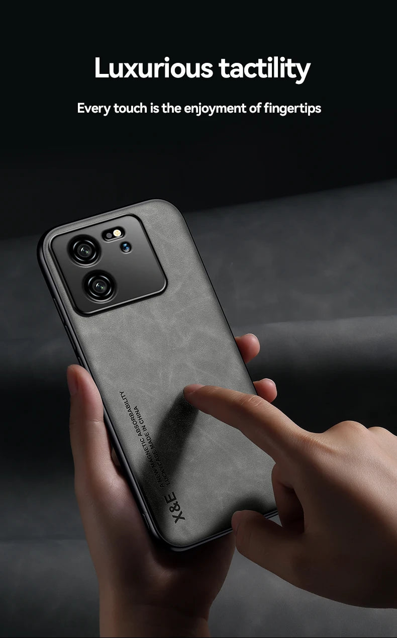Coque antichoc pour Xiaomi 13T Pro, housse de protection, support magnétique intégré pour voiture, Mi 14 12 12T 11T 11 10T, Coque de téléphone Fundas