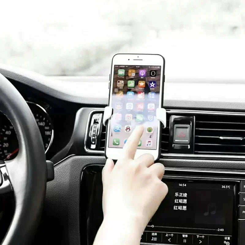 Support de téléphone portable universel pour voiture, clip de montage sur grille d'aération, intérieur de voiture, 4.0-7 pouces, tout le matin, nouveau