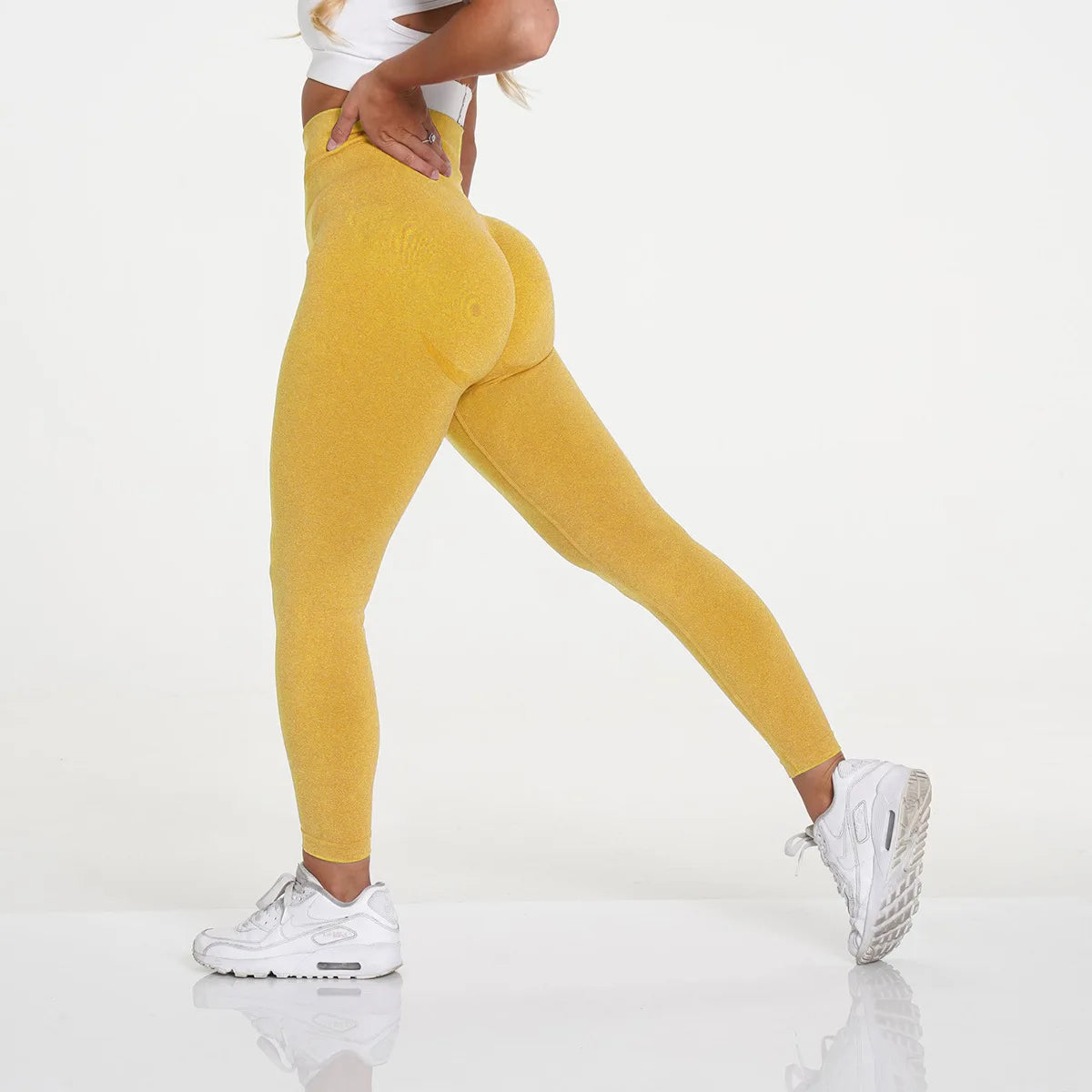 Leggings sans couture femmes Sport collants minces Leggings Fitness taille haute pantalon vêtements de Sport entraînement Athleisure course Leggings
