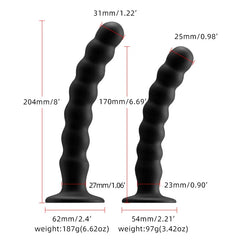 Sex toys for men and women, anal plug, prostate massager, sex products, vaginal stimulator with strong suction cup, silicone bead dildo