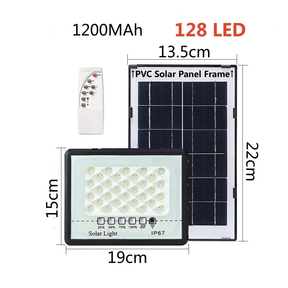 Lampes de jardin LED extérieures à énergie solaire – Spot mural étanche IP67 pour paysage, façades de construction et éclairage de secours