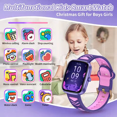 Nouveaux enfants montre intelligente enfant HD écran tactile jeux Smartwatch musique montre garçon fille cadeau enfants Smartwatch pour IOS Android