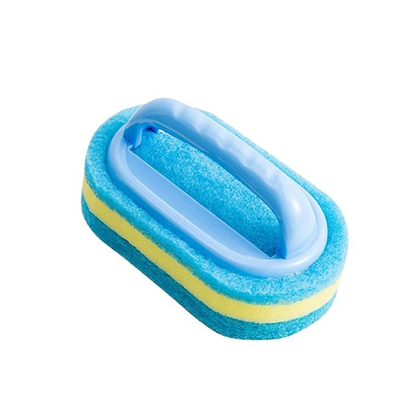 Éponge de nettoyage de cuisine et de salle de bains, brosse de nettoyage, outils à poignée, accessoires ménagers parfaits pour mur de verre, toilettes en céramique 1 pièce