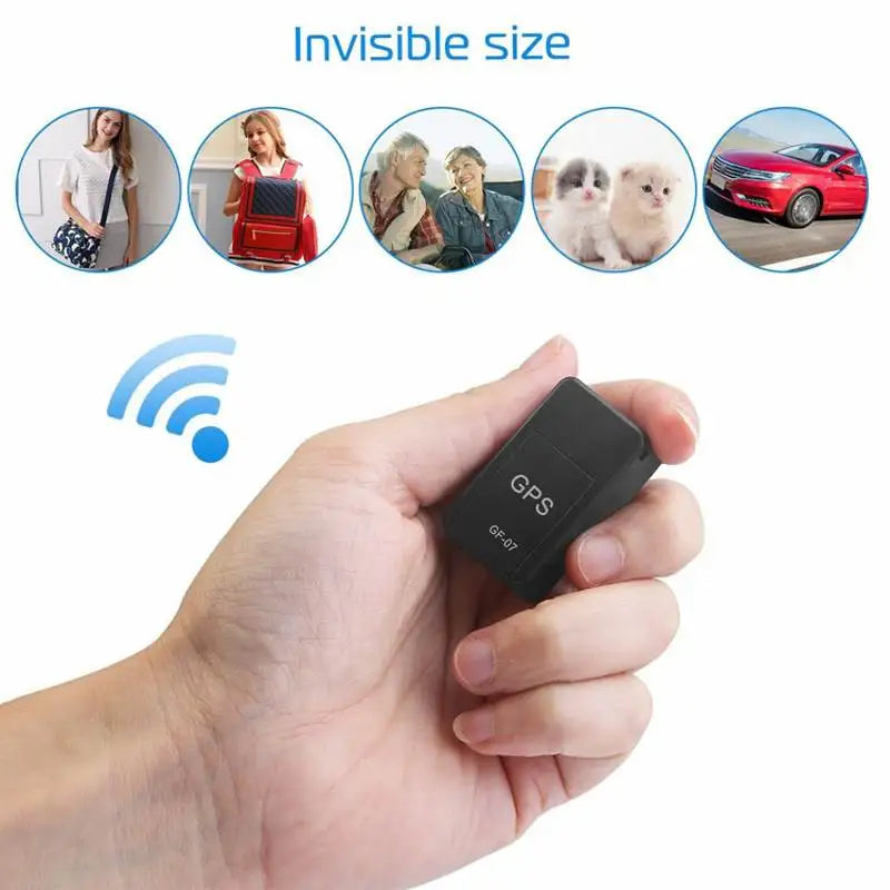 Mini traceur GPS de voiture GF 07, piste en temps réel, Anti-vol, localisateur Anti-perte, support magnétique puissant, positionneur de messages SIM