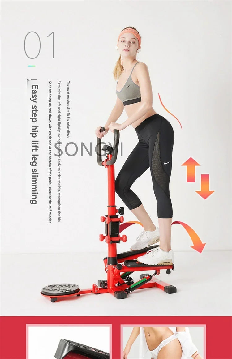 Mise à niveau de la plate-forme amincissante des jambes pour adelgazar le ventre, Machine amincissante gauche et droite pour femmes, pédale d'alpinisme sportive, Fitness Eq