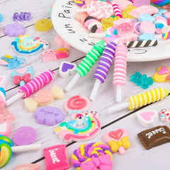 30 accessoires de bricolage aléatoires, accessoires pour cheveux, décorations autocollantes universelles, bricolage fait à la main, accessoires pour vêtements bricolage