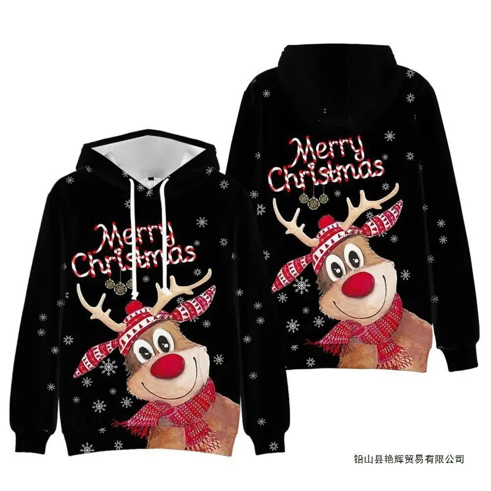 Pull de noël moche unisexe pour hommes et femmes, pull de vacances, elfe du père noël, drôle, amoureux de la personnalité, vêtements d'automne et d'hiver, 2026