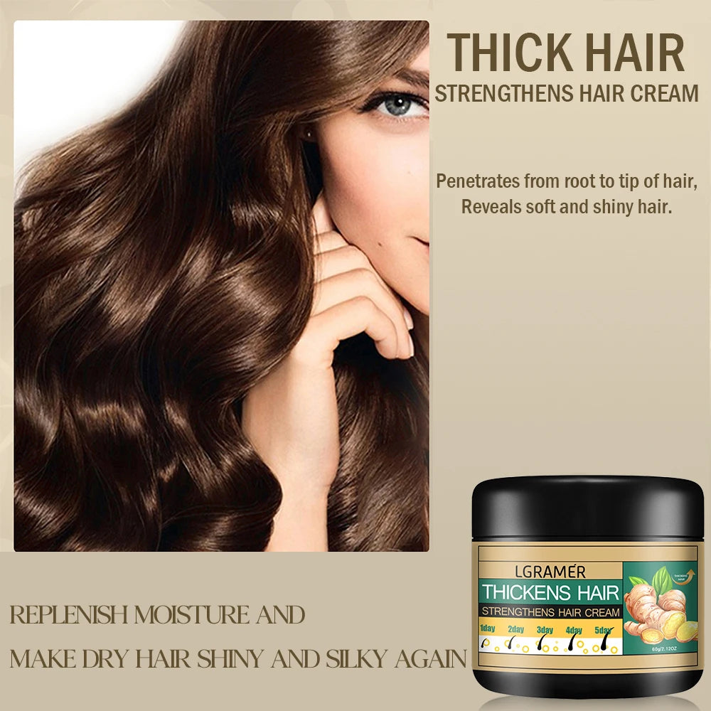 Le revitalisant capillaire au gingembre améliore la sécheresse et le ramification nourrit et renforce les racines des cheveux, hydrate les follicules pileux, unisexe