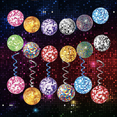 Guirlande de bannière de fête Disco musicale, tourbillons suspendus, décoration de fête rétro, retour aux années 80 et 90, bannière de décoration de fête hip hop disco