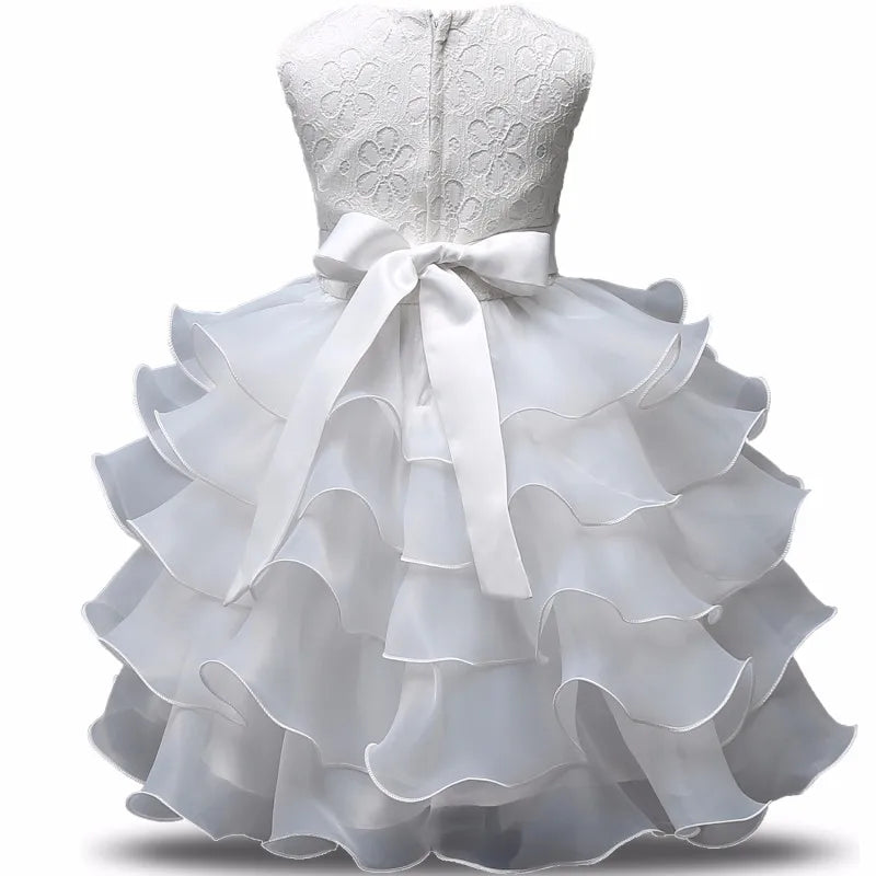 Robe de demoiselle d'honneur pour mariage, tenues d'anniversaire pour bébés filles de 2 à 8 ans, robes de première Communion pour enfants, vêtements de fête pour enfants