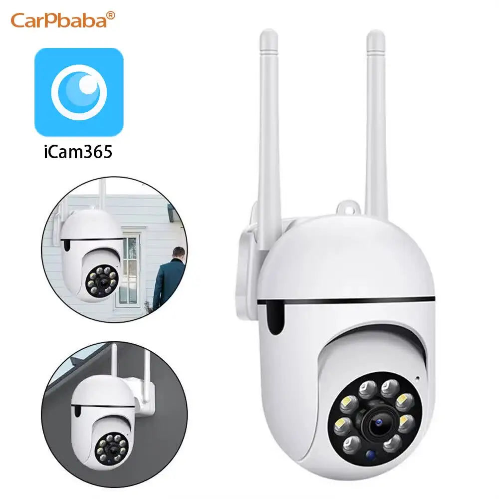 ICam365 APP caméra IP intelligente extérieure sécurité à domicile WIFI CCTV Surveillance avec Vision nocturne couleur sans fil HD Audio bidirectionnel 1080P