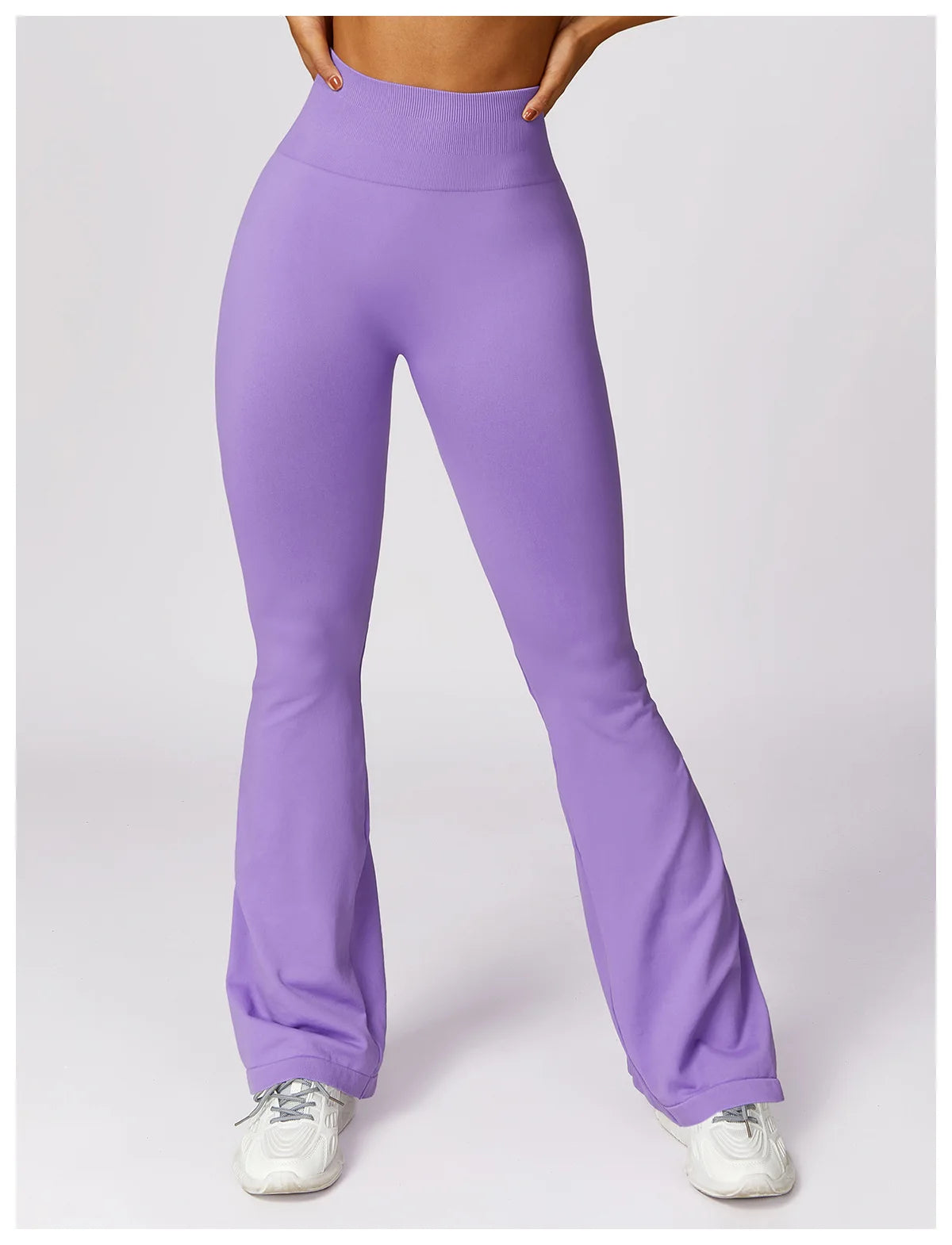 Leggings évasés sans couture pour femmes, pantalons évasés, pantalons de yoga, taille haute, pantalons à jambes larges, pantalons de sport évasés, vêtements de danse, entraînement de gym, fitness