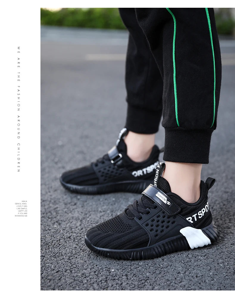 2024 enfants baskets garçons chaussures décontractées pour enfants baskets chaussures maille anti-dérapant mode Tenis Infantil Menino printemps