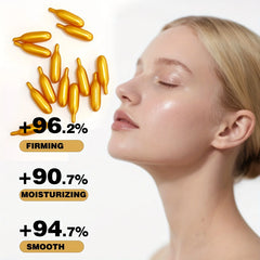 Capsules de sérum à la vitamine E, capsules d'essence à usage unique, peau du visage hydratante et hydratante, 90 capsules/bouteille - 1 bouteille