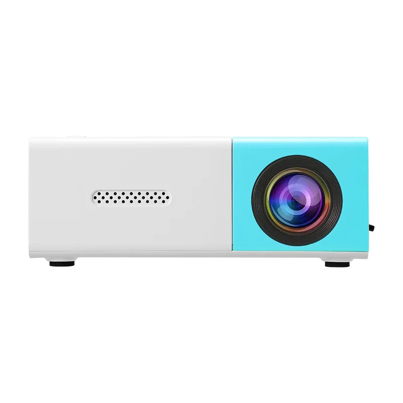 Mini projecteur portable avec prise en charge Full HD 1080P - Comprend une télécommande, alimenté par USB, idéal pour les smartphones et les appareils USB