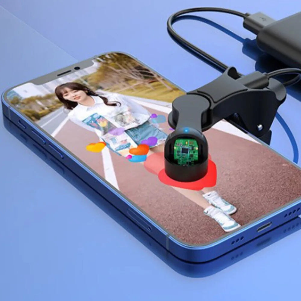 Clicker d'écran automatique numérique pour applications de téléphone intelligent, Gadget de Streaming vidéo en direct, écran de jeu pour Smartphone, trépieds tactiles