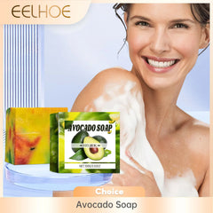 Savon d'avocat nettoyant pour le corps hydratant contrôle de l'huile lissage de la peau peau tendre même ton enlever la saleté peau rajeunie soin du corps
