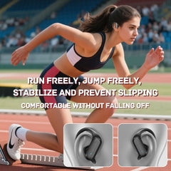 Bluetooth wireless headphones, HD sound quality, stereo, universal, touch light, high-quality mini ear tips, sweat-resistant