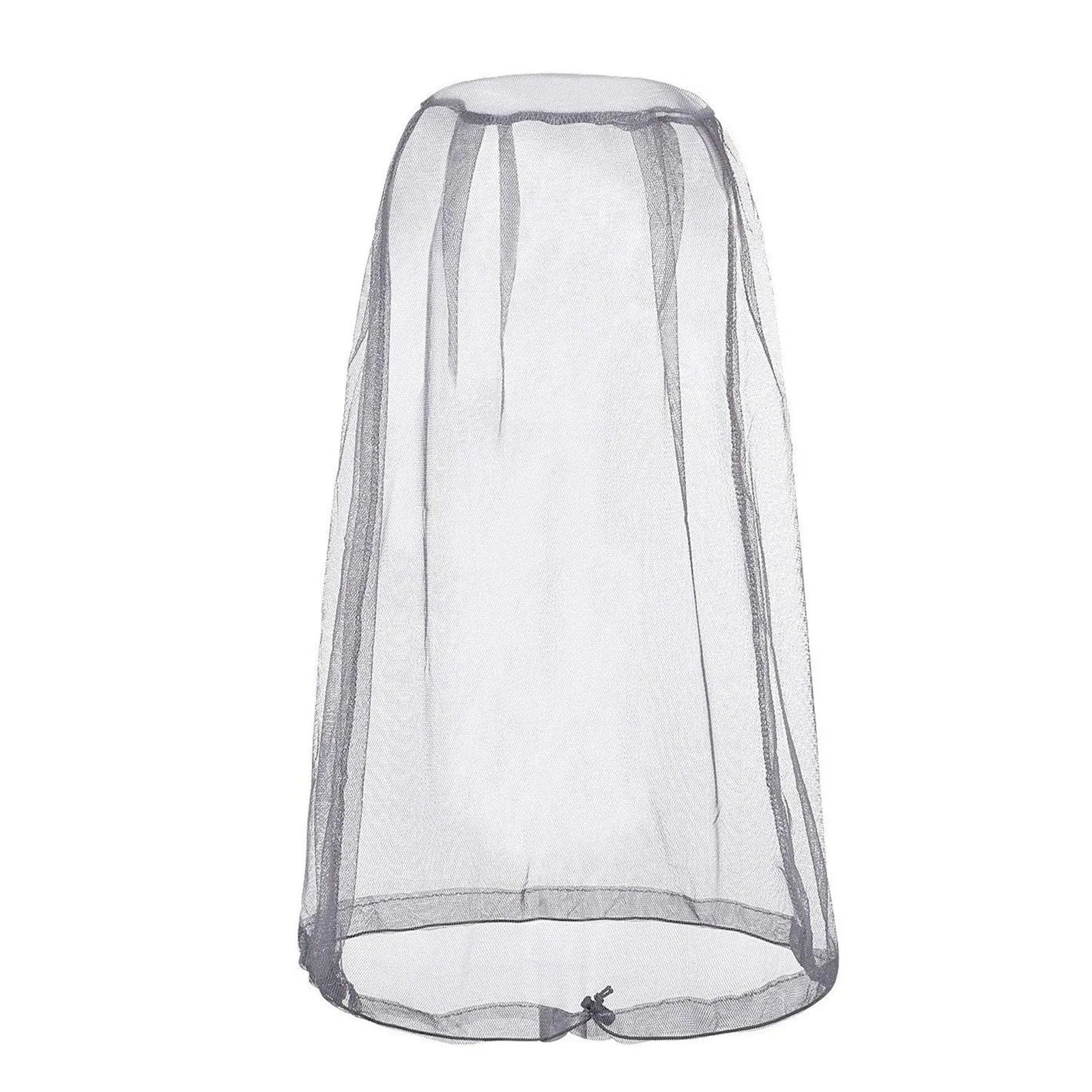 Filets de maille de tête de moustique en plein air, chapeau de jardinage chapeau anti-insectes pour la randonnée Camping pêche filets de maille de tête de moustique en plein air