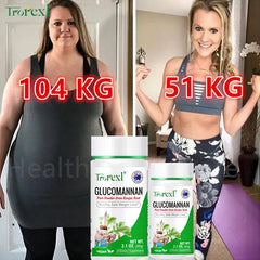 Poudre de glucomannane 100 pièces, perte de poids | bobines alien & bobines arien | Sans OGM, Sans Gluten