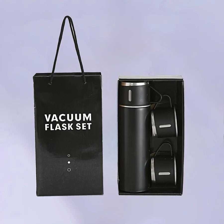 Bouteille Thermos personnalisée avec texte gravé au Laser, 500ml/17oz, avec isolation d'oreille de levage, bouteille d'eau à couvercle élastique en acier inoxydable