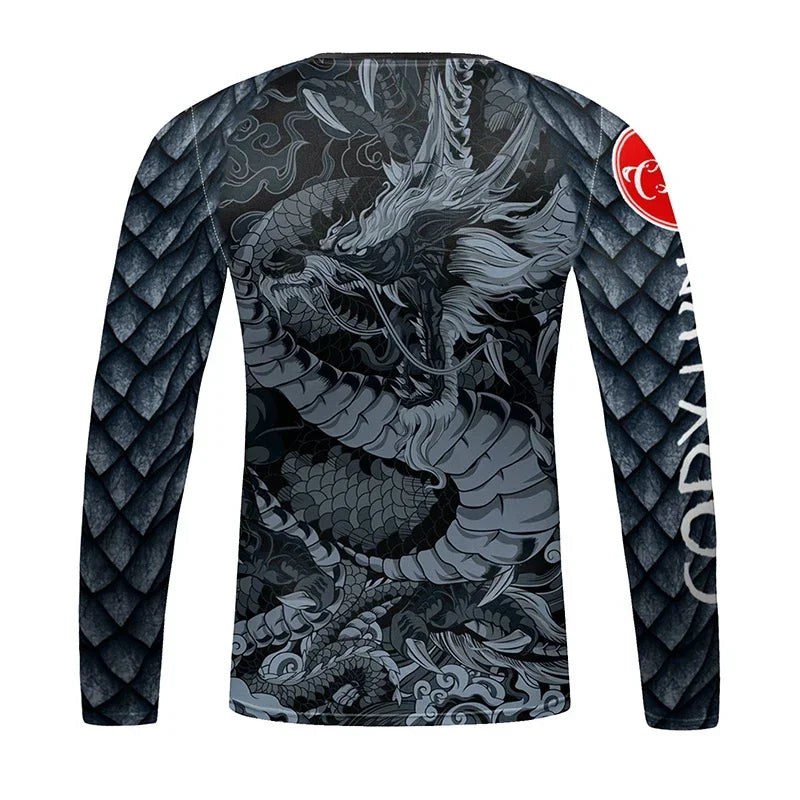 Vêtements de sport à compression pour enfants, survêtement de course pour garçons, ensemble t-shirt et pantalon Muay Thai, MMA BJJ Training Sportedly