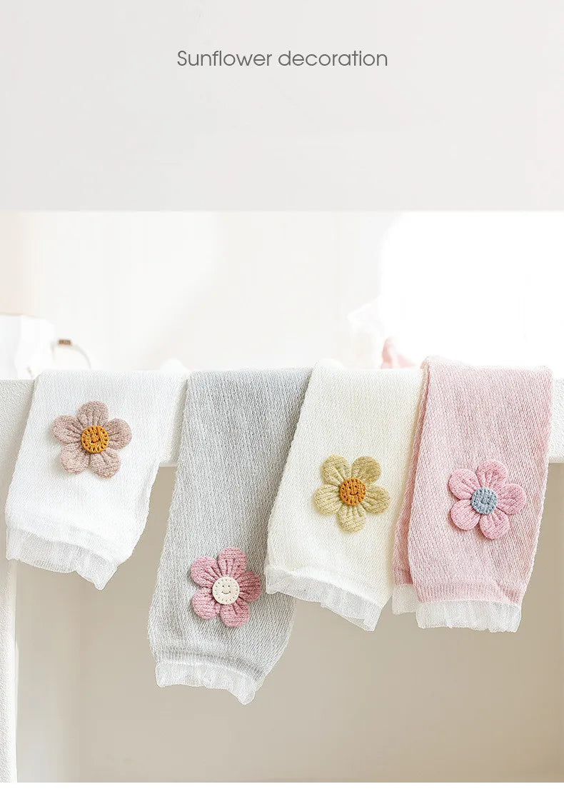 Leggings pour filles, pantalons ajourés pour enfants, vêtements d'été pour enfants, pantalons crayon à fleurs, Style coréen