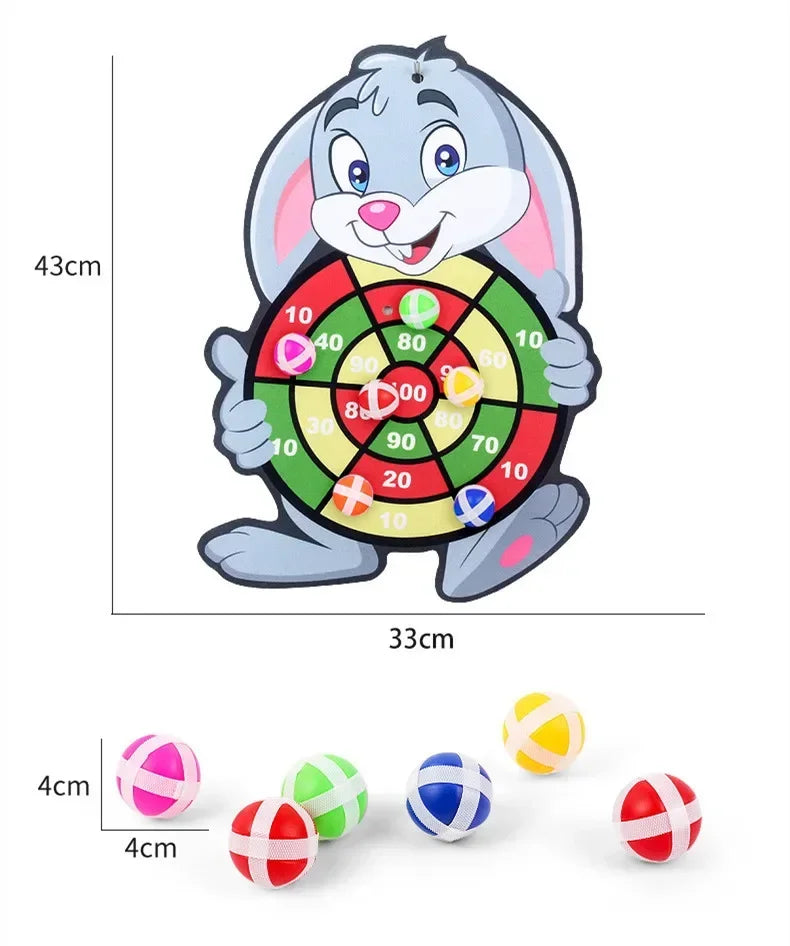 Jeu de fléchettes Montessori pour enfants, jouet pour bébé, balle collante, sports d'intérieur et d'extérieur