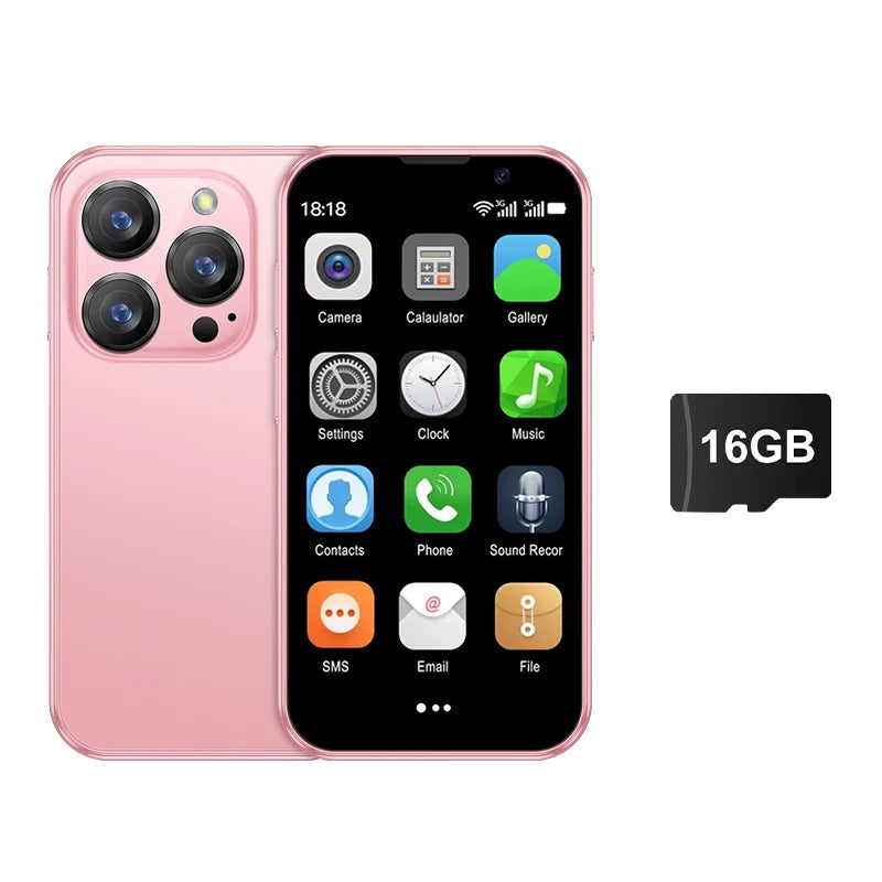SERVO-Mini Smartphone 16SE, 16 Go, Android 9.0, Wifi, Touristes, EpiStandby Play, PR3 G, WCDMA, Petit Téléphone Portable Intelligent de 3.0 Pouces, Nouvelle Version
