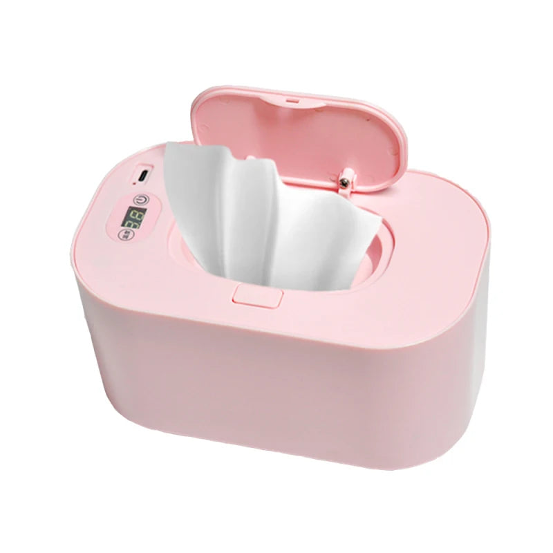 Chauffe-lingettes avec affichage numérique pour bébé, grande capacité, distributeur USB 62, chauffage à température réglable