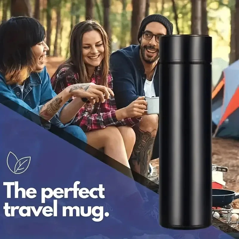 Tasse Thermos intelligente en acier inoxydable 316, affichage de la température, contrôle tactile, bouteille d'eau isolée, séparation du thé, cadeau de noël