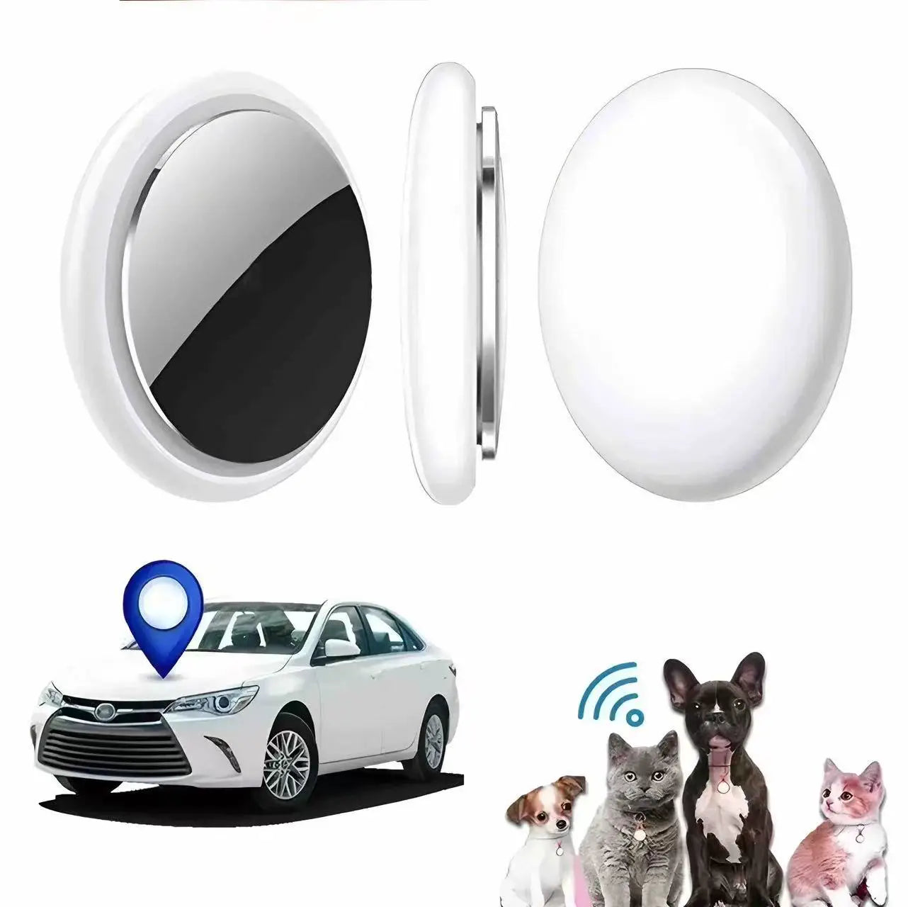 Localisateur intelligent de clé de traqueur de téléphone Airtag APP recherche avec alarme localisation en temps réel traqueur de positionnement pour enfants localisateur d'animaux de compagnie