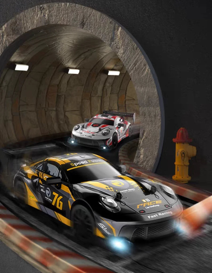 4WD RC Drift Car, High-Speed ​​Remote Control Racing Vehicle with LED Lights, 2.4GHz Radio, 4x4 Off-Road Truck, Children's Toy