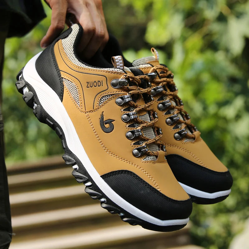 Men's leather shoes, casual men's shoes, sneakers for spring, autumn, winter, men's tennis shoes, lightweight walking shoes