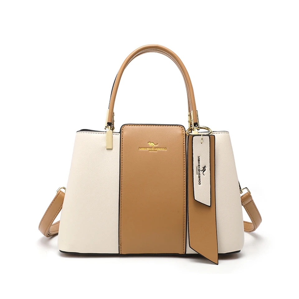 Sac à main de luxe imprimé grande capacité en cuir souple pour femmes, sac à bandoulière de loisirs de styliste pour dames