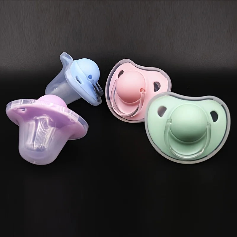 Sucette pour bébé avec couvercle, 2 pièces/paquet, pour usage quotidien et nocturne
