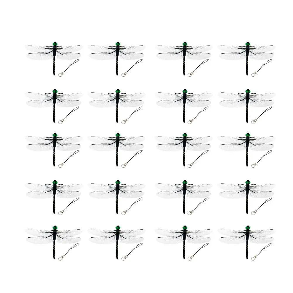 Simulation d'insecte libellule, modèle anti-moustiques, ornements suspendus d'extérieur, outil de répulsif pour jardin et ferme, 4 ou 10 pièces