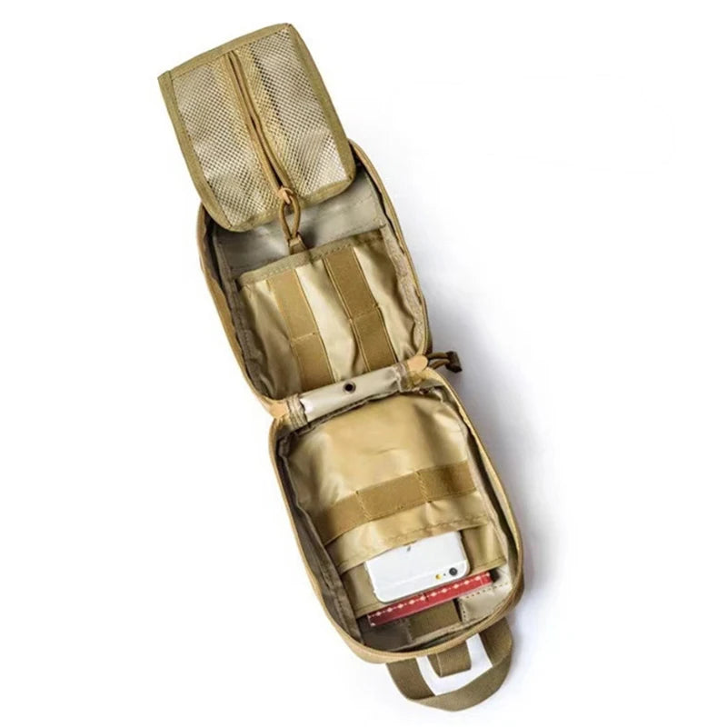 Sac de taille EDC Molle Powder IFAK, trousse médicale d'urgence de survie, trousse de premiers soins en plein air, accessoires de camping et de randonnée, sac de chasse