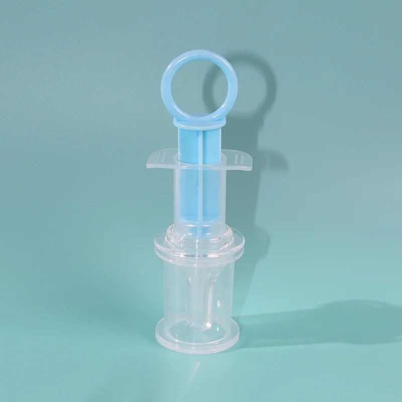 Mangeoire à sucette pour bébé, distributeur de médicaments liquides pour bébé, mangeoire à aiguilles en Silicone Anti-étouffement, mangeoire à eau, avec tasse de mesure de 20ml