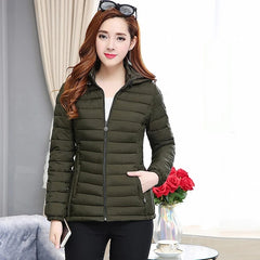 2025 nouvelle veste d'hiver de haute qualité pardessus stand-callor manteau femmes mode vestes hiver chaud femme vêtements décontracté Parkas