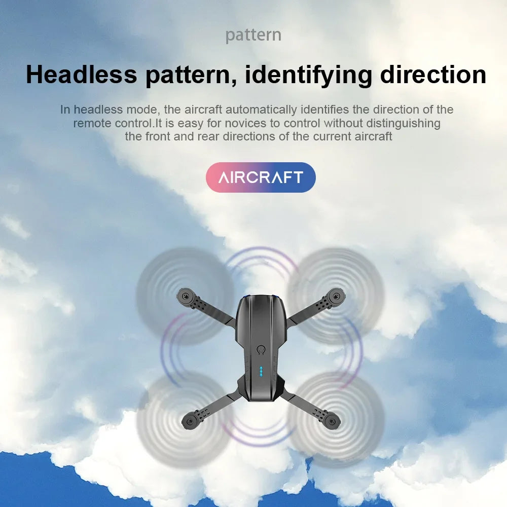 Drone professionnel HD E99Pro 4k double WIFI fpv quadrirotor avion avec évitement d'obstacles pour caméra de Drone de photographie aérienne