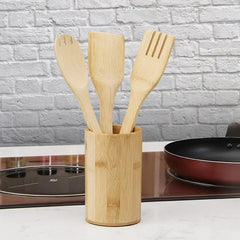 Ensemble d'ustensiles de cuisine en bois, spatule de cuisine en bambou, cuillères, outils à Long manche, miel, café, lait, cuillère à café, épices, condiments
