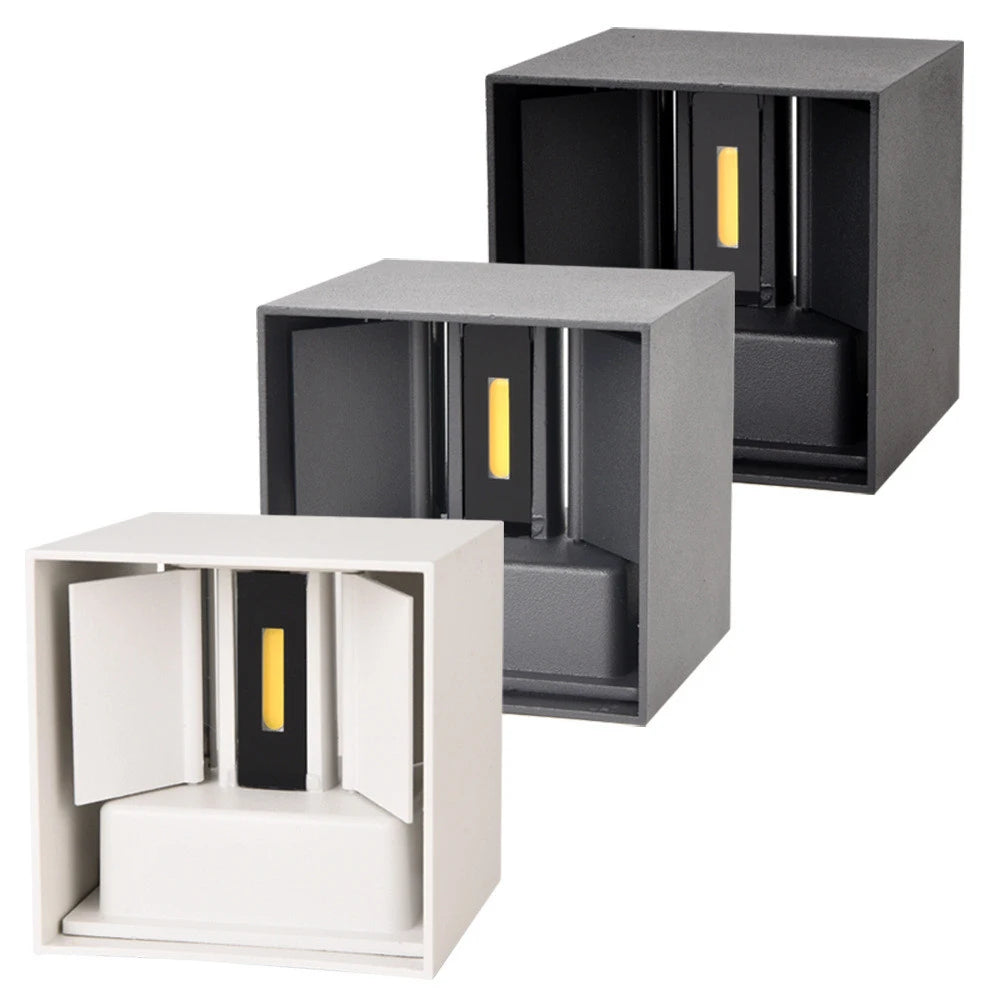 LED 6 W/12 W extérieur étanche IP65 applique murale porche jardin applique et intérieur chambre salon décoration éclairage lampe
