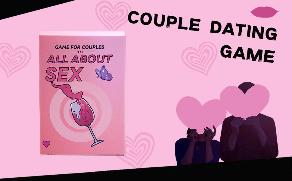 All About Sex, an exciting and original card game for couples, raise your Happily with pleasure and joy, 2 later, 20 minutes, 16 years and over
