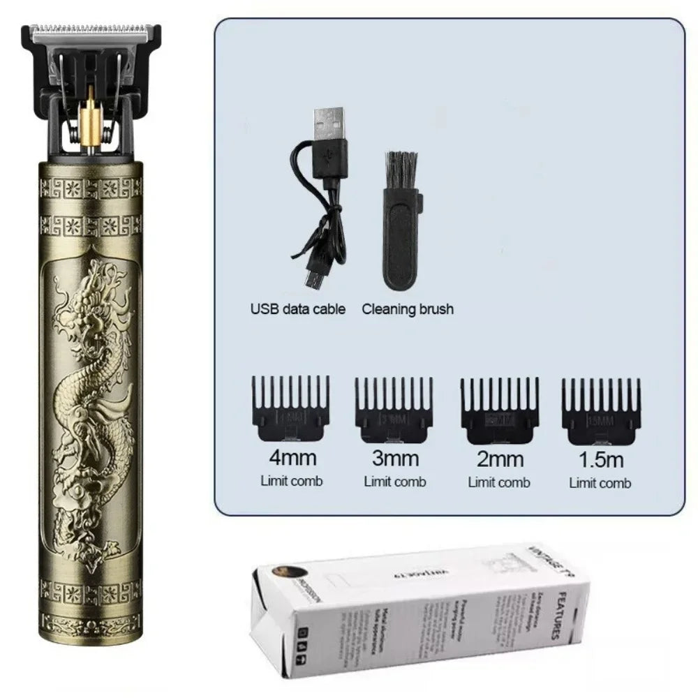 Tondeuse à cheveux T9 tondeuse à cheveux barbe rasage corps tondeuses électrique Machine de coupe de cheveux professionnel barbier hommes tondeuse rasoir