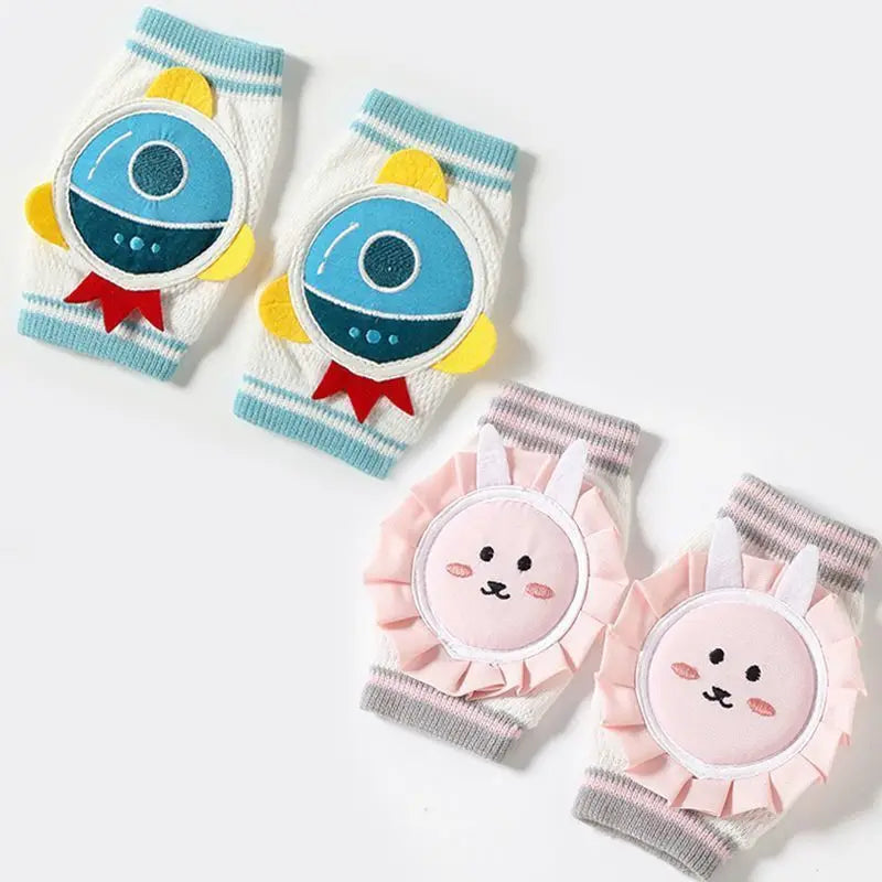 Bee Lion coton fraise jambières nourrissons genou soutien bébé genouillères enfants genou protecteur ramper coude coussin