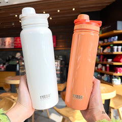 Tyeso – bouteille d'eau Thermos en acier inoxydable, flacon sous vide de Sport Portable, garde le froid et la chaleur, tasse thermique, gobelet isolé pour voiture