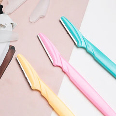 3/4/10 pieces eyebrow razor blade portable face razor for eyes and eyebrows, hair removal, trimmer, safe razor for women and makeup