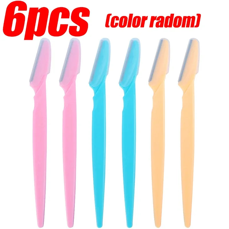Lame de tondeuse à sourcils pour femmes, rasoir de sécurité pour le visage, couteau façonnant les sourcils, épilation Portable, coupe-épilation, grattoir de maquillage