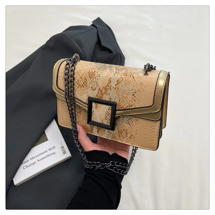 Sac à bandoulière simple pour femmes, style coréen, à la mode, design de niche décontracté, chaîne polyvalente, exquis, style occidental